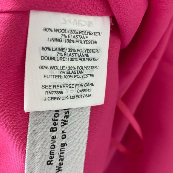 NWT JCrew Wool Flannel Ruffle Skirt - Picture 4 of 4